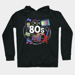 Awesome Retro 80s Vintage Throwback Novelty Hoodie